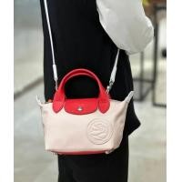 ราคา Longchamp กระเป๋าถือทรงลูกชิ้นขนาดเล็กสไตล์ใหม่รวมหนังวัวหนังแกะผสมสีหนึ่งสะพายไหล่ของผู้หญิงทรงเกี๊ยวอเนกประสงค์ (20713514713)