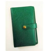 ราคา กระเป๋าใส่สมุดบัญชีฯ 14 ช่อง โทนสีเขียว หนังคละแบบ (12361437907)