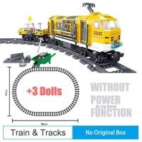 ราคา NEW LEGO Technical City Series Rail Maintenance Train RC Electric Power Function Motor Tracks Set Building Blocks Toys for Boys MOC Gift (19606445942)