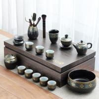 ราคา ชุดกาน้ำชา เซรามิค ชุดชงชาจีน ปิดทองลายโบราณ ชุดน้ำชา ใช้ในครัวเรือนรับแขก ชุดชงชา ครบชุดพร้อมกล่องของขวัญเก๋ๆ ชงชาในบ้านสำนักงาน (13716006306)