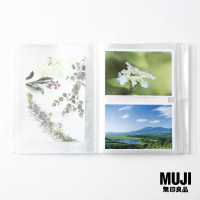 ราคา มูจิ แฟ้มใส่รูปโพรลีโพรพิลีนแบบสอดสองด้าน 264 ช่อง PP Photo and Postcard Holder 264 Pockets New (21004475718)