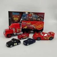 ราคา พร้อมส่ง โมเดลรถพ่วงแมคควีน รถคาร์ รถของเล่น รถบรรทุก McQueen Super Truck Cars (20851396084)