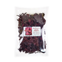 ราคา กระเจี๊ยบแห้ง 100กรัม กระเจี๊ยบไทย สีแดงสวย เกรดพรีเมี่ยม กระเจี๊ยบแห้งออร์แกนิค กระเจี๊ยบแดง กระเจี๊ยบใหม่ HuglamoolFarm (1581392015)