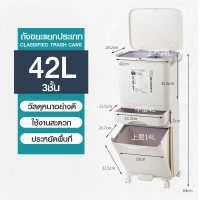 ราคา MOYO ถังขยะ ถังขยะทรงสูง ถังขยะแยกประเภท 3in1 ถังขยะแบบเท้าเหยียบ มีหลายถังในถังเดียว สามารถแยกประเภทขยะได้อย่างสะดวกสบาย (20998467331)