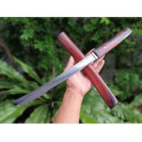 ราคา ดาบซามูไร มีดซามูไร Samurai sword ดาบสั้น ดาบญี่ปุ่น มีดญี่ปุ่น ใบ 11 6 เหล็กตลป ตีร้อนผิวขัด ร่องเลือด ด้าม ฝักไม้พะยูงลายสวยมาก (20310807225)