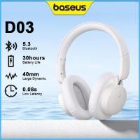 ราคา Baseus D02 Pro หูฟังไร้สายบลูทูธ5 0หูฟังออกกำลังกายพร้อมสายเสียงสำหรับ IPhone แท็บเล็ตแล็ปท็อปชุดหูฟัง Ear Buds ธรรมชาติเครื่องเล่นเสียงพิเศษเสียง (21236237587)