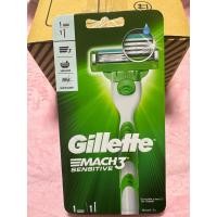 ราคา ด้ามมีดโกนGillette mach3 sensitive ด้ามเดี่ยว ด้าม ใบมีดเพิ่ม (20666745008)