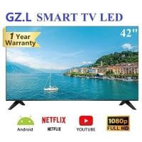 ราคา GZ L ทีวี LED 42 43 นิ้ว Smart TV FULL HD แอนดรอยด์ทีวี ดูNetflix Youtube ประกันศูนย์ 1 ปี W 42wifi (20982334503)