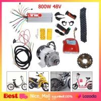 ราคา ส่งจากกรุงเทพ จัดส่งที่รวดเร็ว ชุดแปลงจักรยานไฟฟ้า ชุดจักยานไฟฟ้า ชุดมอเตอร์ไร้แปรงถ่าน 800W 48V DC E จักรยานสามล้อสกูตเตอร์ DIY ชุดแปลงมอเตอร์ ชุดแปลงจักรยานไฟฟ้า (11633603147)