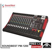 ราคา SOUNDBEST PM 1200 POWER MIXER 12 ช่อง 300 300 วัตต์ มิกซ์ มิกเซอร์ เพาเวอร์ มีขยาย แอมป์ในตัว Sound Best PM1200 มิกแอมป์ เอฟเฟกส์ เพาเวอร์แอมป์ (6114978600)