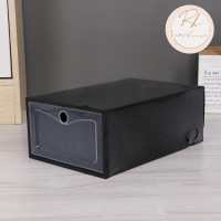 ราคา พร้อมส่ง กล่องใส่รองเท้าพลาสติก กล่องเก็บรองเท้า ราคาต่อ1 ชิ้น (21167026609)