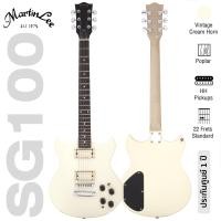 ราคา เซ็ตอัพฟรี Martin Lee SG100 กีตาร์ไฟฟ้า ทรง Revstar SG 22 เฟรต ไม้ป๊อปลาร์ ปิ๊กอัพ HH เคลือบเงา ประกันศูนย์ 1 ปี (20571860409)