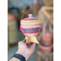 ราคา กระติบข้าว กระติบไหล กระติบต้นกก กระติบข้าวเหนียว 5 6นิ้ว (21185705582)