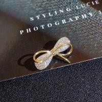 ราคา โบว์พลอยเทียมมีเข็มกลัดผ้าคลุมไหล่เข็มกลัดทอง (20758344862)