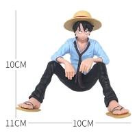 ราคา IJVBTV Kawaii ของเล่นรูปรุ่น Q อะนิเมะรอบพีวีซีหุ่นรุ่นนั่งลูฟี่รูปแบบของเล่นอะนิเมะตุ๊กตาเสื้อลูฟี่รูปการกระทำ (16145556758)