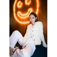 ราคา Ruffel tweed jacket White เสื้อแจ็คเก็ตผ้าทวีต คลุมไหล่ ใส่ทำงาน (20413098647)