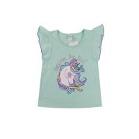 ราคา Chelsee เสื้อยืดคอกลม เด็กผู้หญิง รุ่น 237834 ลายม้า แขนระบาย ผ้า 100 Cotton อายุ 2 10ปี เสื้อผ้าเด็กโต เสื้อผ้าแฟชั่นเด็ก (17448790641)