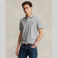 ราคา Sale Polo Ralph Lauren เสื้อโปโลผู้ชาย Polo Custom Slim Fit Mesh Polo Shirt รุ่น MNPOKNI1N822450 สีเทา (20757954460)
