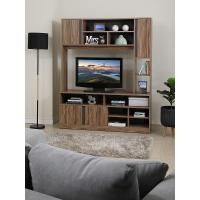 ราคา INDEX LIVING MALL ตู้วางทีวี Hutch รุ่นสเปนเซอร์ ขนาด 150 ซม สีน้ำตาลเข้ม เทา (1116198033)