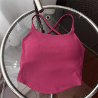 ราคา พร้อมส่ง เสื้อสายเดี่ยว โชว์หลัง หน้าวี ผ้าเรย่อนยืดตามตัว (20374073344)