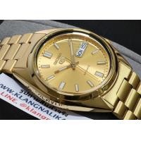 ราคา Seiko 5 Sport Automatic นาฬิกาข้อมือผู้ชาย สายสแตนเลส สีทอง รุ่น SNXS80K (934981)