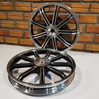 ราคา แม็กซ์ Click110 Click i Scoopy i ICON คลิกเก่า แม็กซ์ลายแมงมุม ขอบ 14 สีขาวปัดเงา งานสวยมาก ขายเป็นคู่ (18895852556)