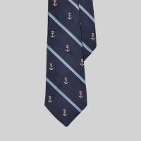 ราคา Sale Polo Ralph Lauren เน็คไทผู้ชาย Tie Vintage Inspired Anchor Stripe Silk Tie รุ่น MNPONKW39O20530 สีฟ้า (20800054386)