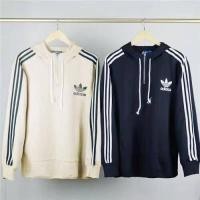 ราคา ADIDAS เสื้อกันหนาวแขนยาวผ้าหนานุ่มชิคๆสไตล์เกาหลี มีหมวก (10371940017)