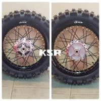 ราคา ชุดล้อ MsxKSR ขอบ14 ชุดซี่ดำหัวทองหน้าBanzai1 6 14หลัง 1 85 14 RCB ของ แท้มาพร้อมยางดอกยางลายวิบาก มาพร้อมชุดลูกปืนหน้าหลัง ดุมสเตอ (15384838862)