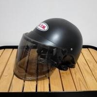 ราคา หมวกกันน็อคครึ่งใบ สีดำด้าน พร้อมกระจกบังแดด (18503265509)