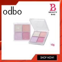 ราคา ไฮไลท์เตอร์ OD1318 ODBO โอดีบีโอ ซิกเนเจอร์ โฟร์เฉด ไฮไลท์เตอร์ Signatur 4 Shades Highlighter 10g (21052915473)