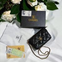 ราคา กระเป๋าสะพายชาแนล ครบกล่อง ถุงผ้า การ์ดบัตร 5 ดาว (21222764196)
