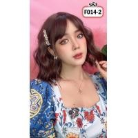 ราคา Falah วิกผม ผมปลอม แฮร์พีช วิกผมสั้น ลอนมาม่า วอลลุ้ม หน้าม้าซีทรู สไตล์เกาหลี วิกผมคอสเพลย์ แถมเน็ท ฟรี พร้อมส่ง (12426779546)