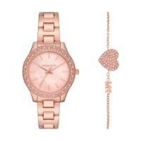 ราคา มีคูปองลด30 Michael Kors นาฬิกาข้อมือผู้หญิง Analog ขนาดหน้าปัด 36MM รุ่น MK1068SET LILIANE สีทอง (20864144097)
