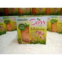 ราคา สบู่ สมุนไพรดอส doss สบู่ดอส 12 ก้อน สบู่สมุนไพรไวท์เทมนิ่ง สูตรอโรม่า ชำระล้างแบคทีเรีย (4132540787)