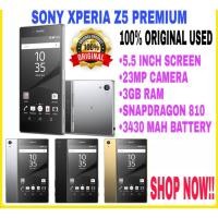 ราคา คลังสินค้าพร้อม Sony xperia Z5พรีเมี่ยม 3 32กิกะไบต์ 4G LTE 100เดิมใช้98ใหม่ 5 5นิ้วสมาร์ทโฟนจอ LCD 4K (20721977057)