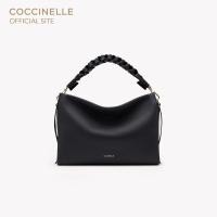ราคา COCCINELLE กระเป๋าคลัชผู้หญิง รุ่น BOHEME GRANA DOUBLE CLUTCH 190201 สี NOIR BRULE (21018694691)
