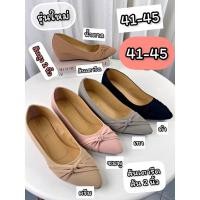 ราคา รองเท้าไซส์ใหญ่41 45 คัทชูส้นเตารีด2นิ้ว หน้าโบว์ถักสานรุ่นใหม่ หน้าพร้อมส่งทุกวันเลยจ้า (20094320372)
