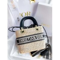 ราคา กระเป๋าสาน ดิออ งาน Hiend เกรดพรีเมี่ยม ภายในมีผ้าแคนวาสพิมพ์ลาย พร้อมส่ง (20642706156)