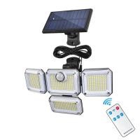ราคา 333LED ไฟติดผนังพลังงานแสงอาทิตย์ ไฟโซล่าเซลล์ เกรดกันน้ํา IP65 ปรับมุมส่องได้ ไฟติดผนังโซล่าเซลล์พลังงานแสงอาทิตย์ ไฟโซล่าเซล โคมไฟติดผนัง solar light (21020977697)