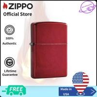 ราคา Zippo Candy Apple Red Design Windproof Pocket Lighter Zippo 21063 Lighter without Fuel Inside เลื่อนการออกแบบ ไฟแช็กไม่มีเชื้อเพลิงภายใน (17415109410)