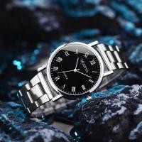 ราคา แฟชั่นนักเรียนสายเหล็ก Quartz นาฬิกาข้อมือผู้ชาย (20957484576)