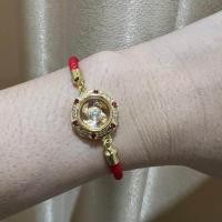 ราคา พร้อมส่ง กำไลกังหันแบบเพชรล้อม ด้ายแดงฮ่องกง เสริมดวง ความรัก โชคลาภ เงินทอง (20951536921)