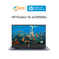 ราคา HP Pavilion 15 eh3058AU NOTEBOOK โน๊ตบุ๊ค AMD Ryzen 7 7730U 16GB DDR4 512GB WIN11 OF ประกันศูนย์ 2ปี (20944410256)