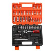 ราคา ชุดเครื่องมือ ประแจ ชุดบล็อก 53 ชิ้น ขนาด 1 4 Socket Set CRV แท้ ชุดบล็อก ประแจบล็อก ชุดเครื่องมือ ซ่อมรถยนต์มืออาชีพ Socket Set CRV Tools Set (21037206654)