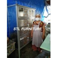 ราคา ตู้กับข้าว ตู้ครัว ตู้เก็บจาน ตู้อะลูมีเนียม 3ฟุต 6 ประตู (14750234471)