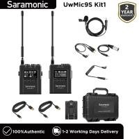ราคา Saramonic UwMic9S Kit1 2 UHF ไมโครโฟนไร้สาย Lavalier สำหรับการถ่ายวิดีโอ DSLR การบันทึกภาคสนาม การสัมภาษณ์ Broadcast TV ENG สตรีมมิ่งสด Youtube (20719651071)