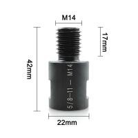 ราคา M14 M10อะแดปเตอร์ขนาด5 8 11นิ้วลูกหมูอะแดปเตอร์แปลงเกลียวตัวเชื่อมต่อเพลาแบบปรับได้สำหรับเครื่องมือเจาะเพชรบิตเลื่อยหลุม (21170270220)