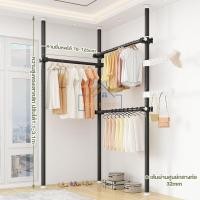 ราคา HG ราวตากผ้า DIY ราวตากผ้าคอนโด พับเก็บได้ ก้านแขวนเสื้อ แบบตั้ง ราวตากผ้าในร่ม ราวแขวนเสื้อ ไม่ต้องเจาะเพดาน ราวแขวนผ้า DIY (20632950409)