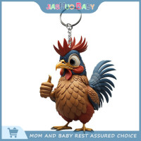 ราคา JiaShuo Baby Toy พวงกุญแจอะคริลิคจี้รูปไก่ไก่รูปสัตว์สุดสร้างสรรค์สำหรับตกแต่งต้นคริสต์มาสพวงกุญแจรถยนต์พวงกุญแจไก่ตัวผู้ (20962045565)